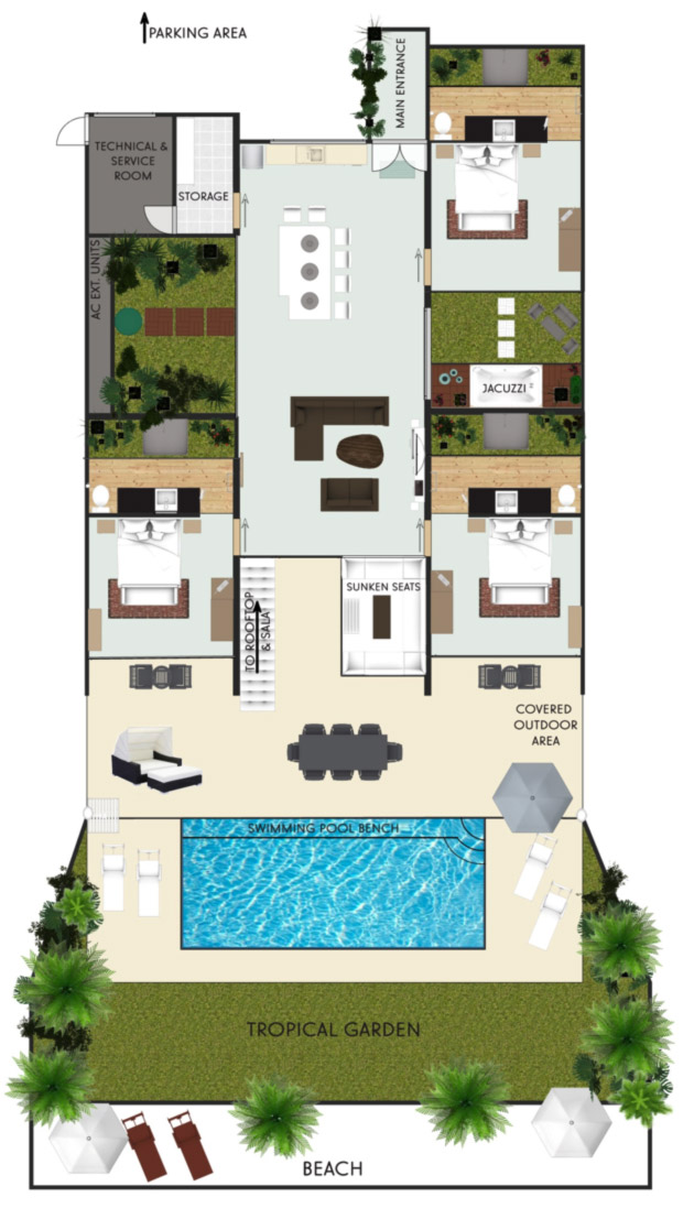 Floor Plan Layout Phangan Bliss Villas Com