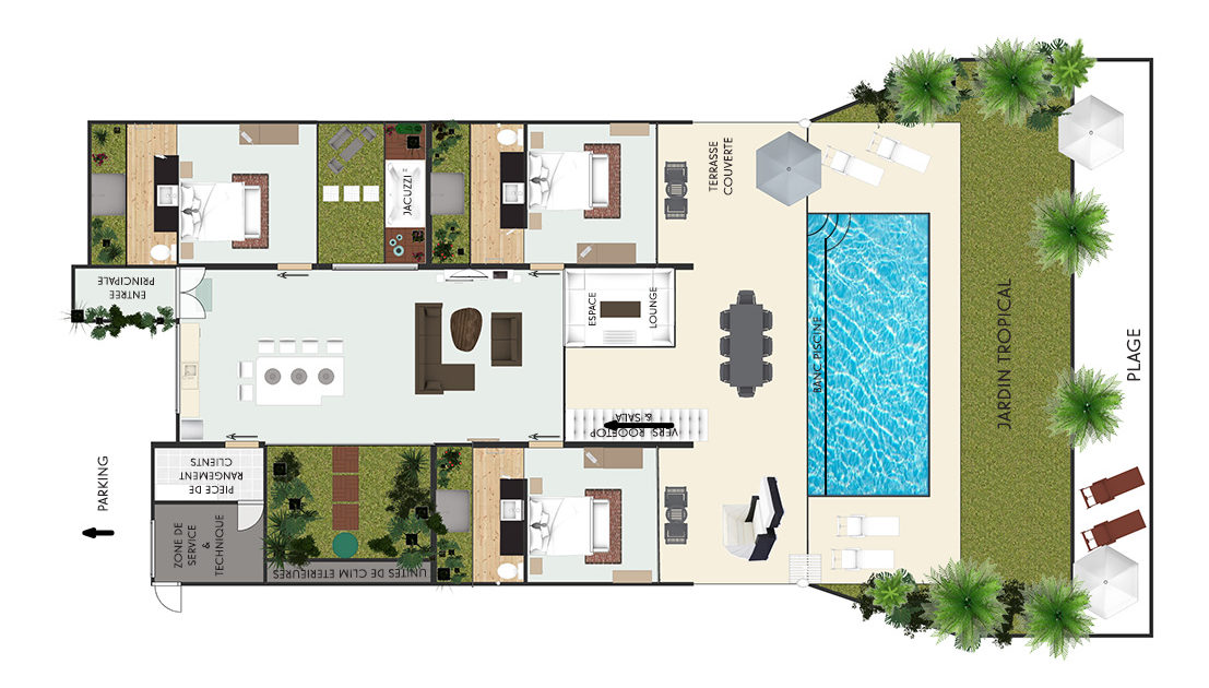 Floor Plan Bliss Villas